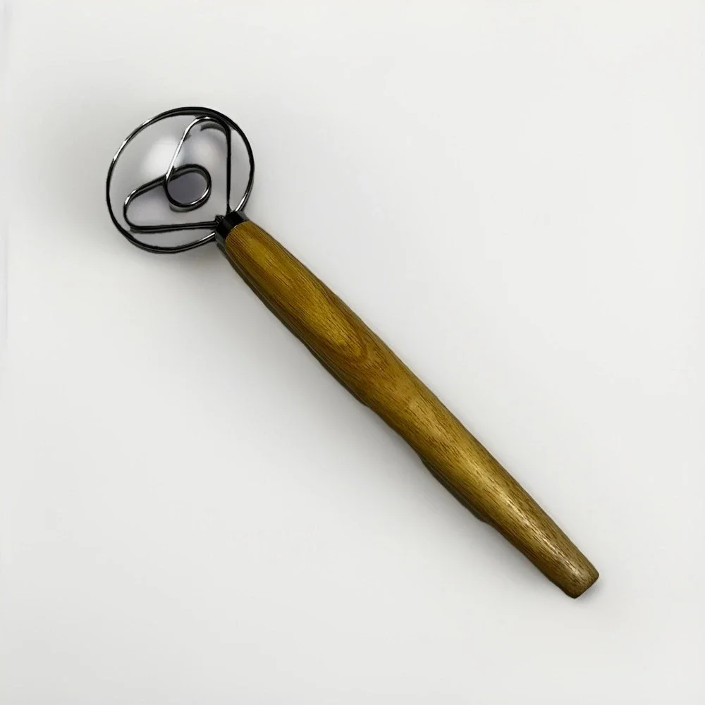 Stainless Steel Hand Whisk Danish Dough Kitchen‎ Dutch Hand Mixer bake kneed